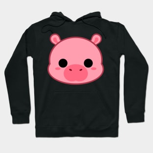 Cute Pink Hippo Hoodie